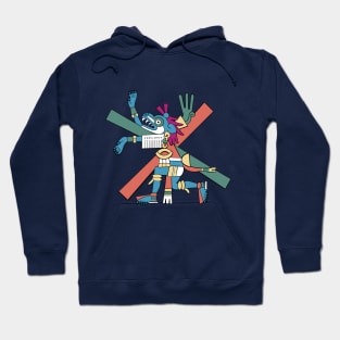 The Underworld Dog God of the Aztecs Hoodie